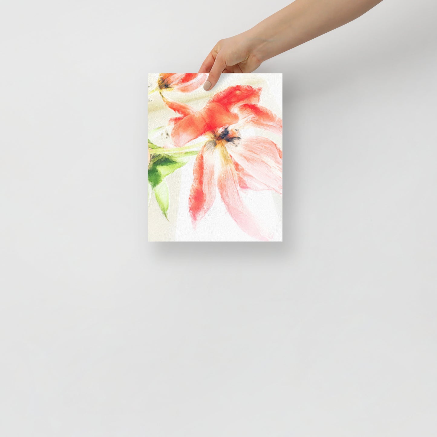 Lingering Beauty tulip flower print for gallery wall with romantic, soft decor.