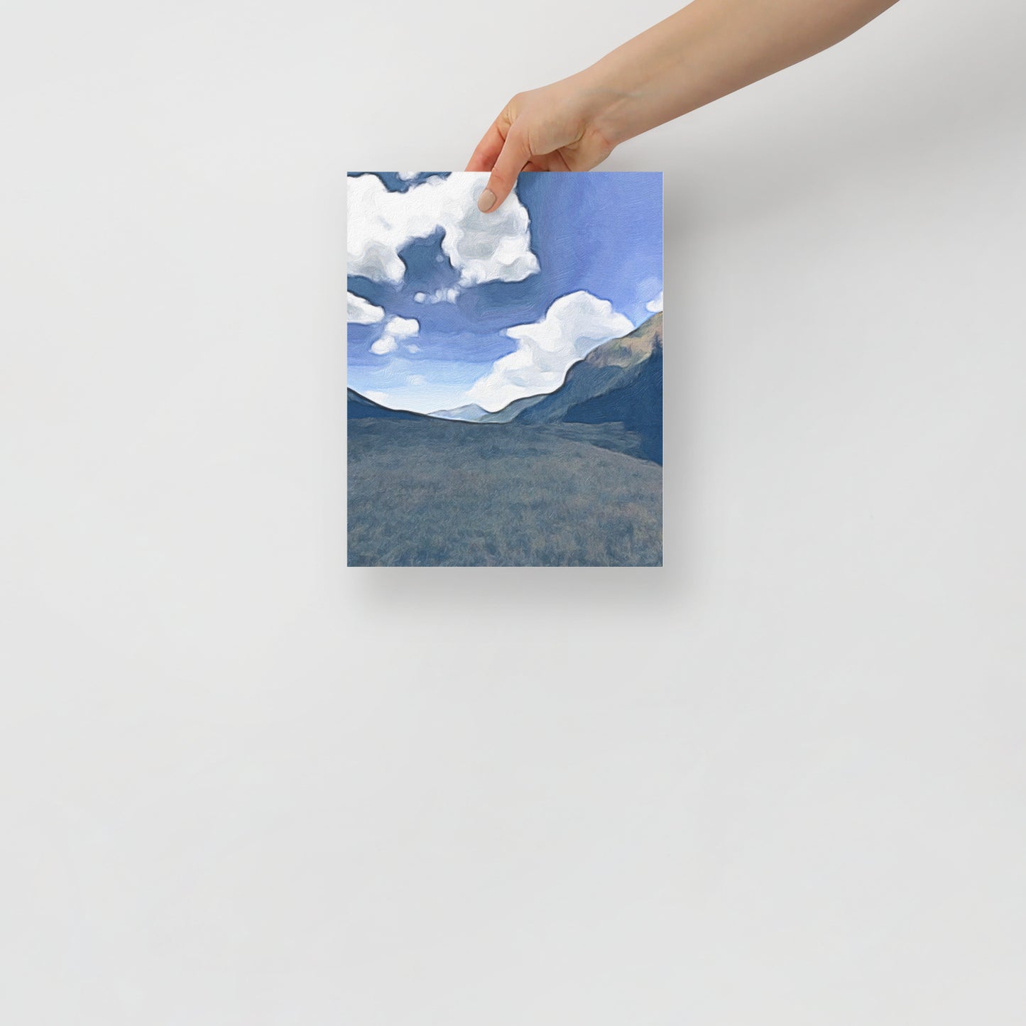 Trying to Climb Above the Wound Colorado mountain print for rustic office setting, adding a sense of resilience and natural beauty.