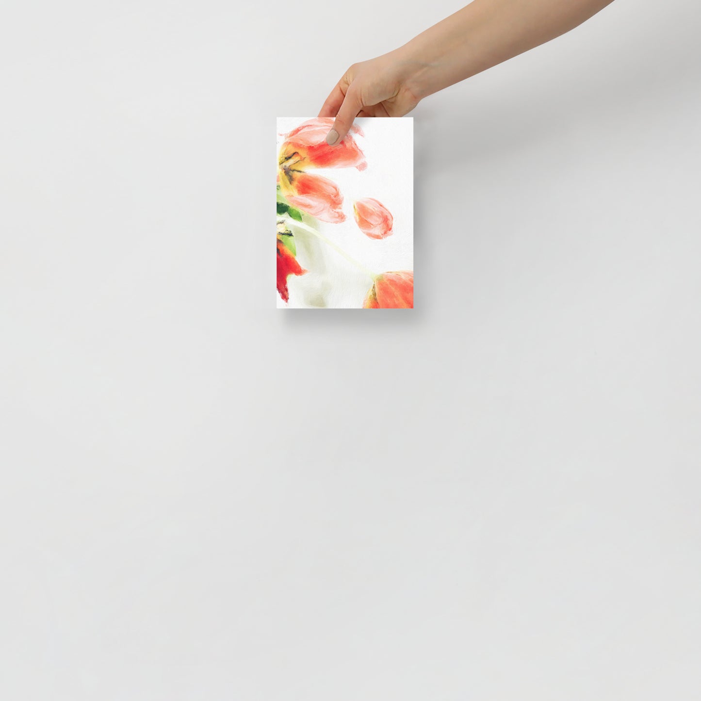 Framed Between Bloom and Fade botanical wall art for contemporary home decor.