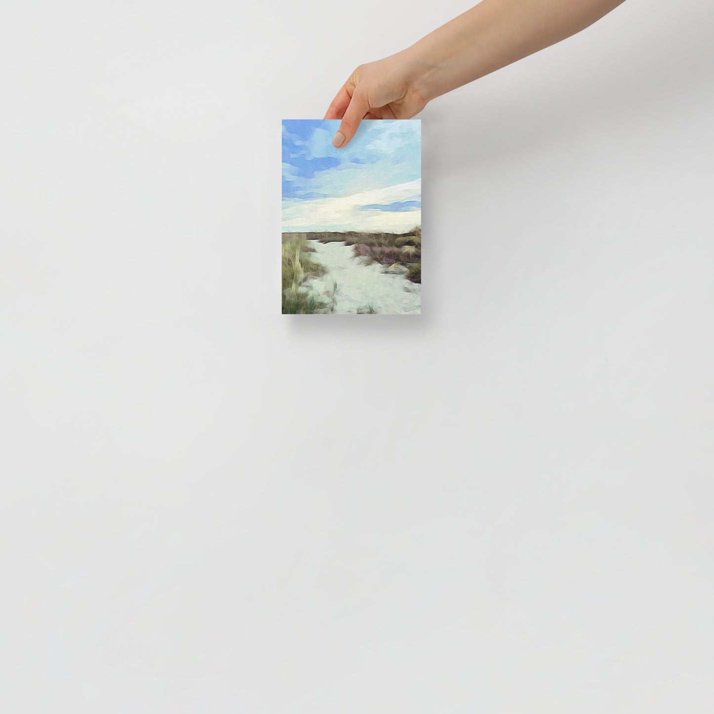 Daybreak on Hilton Head beach landscape wall art with soft dawn light, for beautiful home decor.