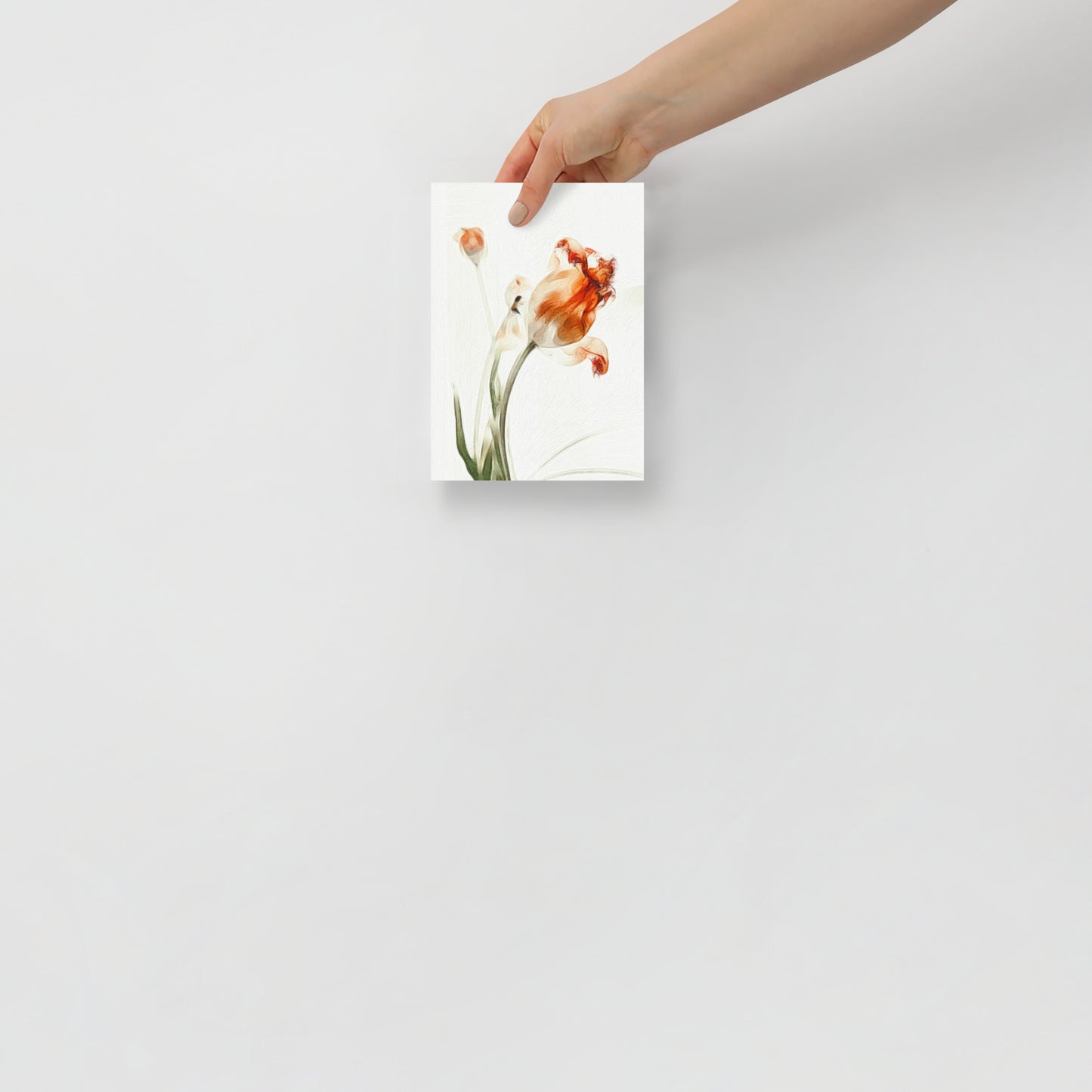 Echoes of a Flower wall art for serene office decor.