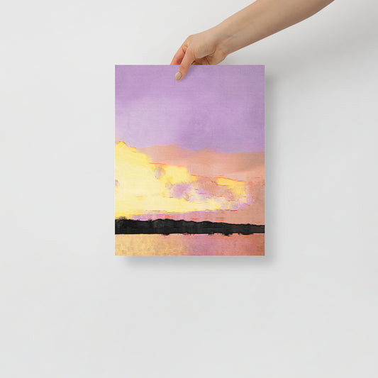 Shifting Light on Broad Creek art print featuring Hilton Head’s marshlands with gentle light reflections, for a serene, coastal-inspired rooms.