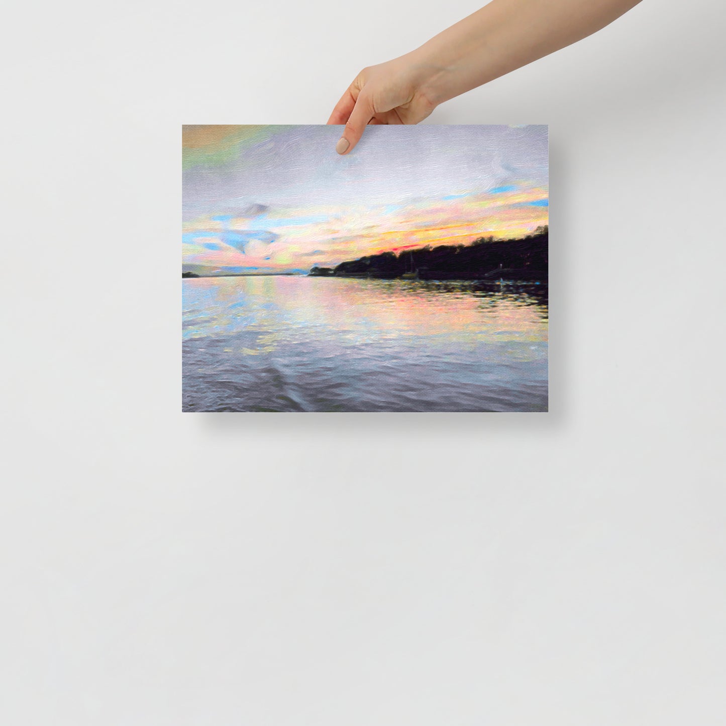 The Healing Place art print featuring a peaceful Hilton Head coastal landscape, for cozy, serene living room setting.